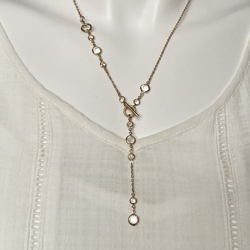 Stainless Steel Long Necklace Toggle Closure - Picture 5 of 9